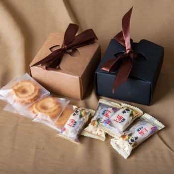 30pcs 8*8*5cm Brown Black Gift Box With Ribbon Kraft Paper Candy Boxes DIY Mini Single Cake Box Chocolate Party Packaging Boxes
30pcs 8*8*5cm Brown Black Gift Box With Ribbon Kraft Paper Candy Boxes DIY Mini Single Cake Box Chocolate Party Packaging Boxes