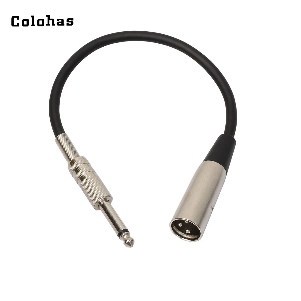 Colohas Standard 3 Pin XLR to 6.35 mm Stereo Jack Plug Converter Cable 1FT Male to Male Audio Cord for Microphone Amplifiers
Colohas Standard 3 Pin XLR to 6.35 mm Stereo Jack Plug Converter Cable 1FT Male to Male Audio Cord for Microphone Amplifiers