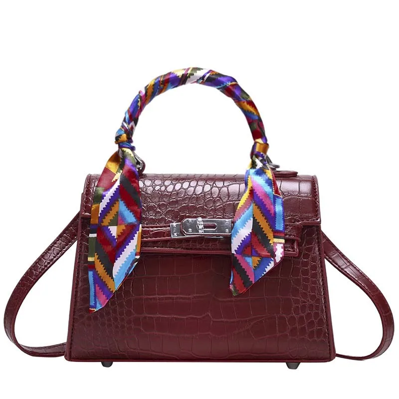 2019 New female Crocodile skin leather bag Fashion luxury handbags for women Ladies messenger shoulder bags #19783 
2019 New female Crocodile skin leather bag Fashion luxury handbags for women Ladies messenger shoulder bags #19783