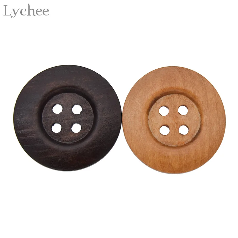 Lychee 20pcs Wooden Buttons 4 Holes Flatback Button Sewing Craft Scrapbooking Decor
Lychee 20pcs Wooden Buttons 4 Holes Flatback Button Sewing Craft Scrapbooking Decor