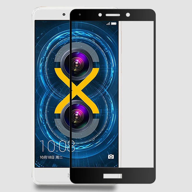3D закаленное стекло для Huawei Honor 6X полноэкранное покрытие Защитная пленка экрана