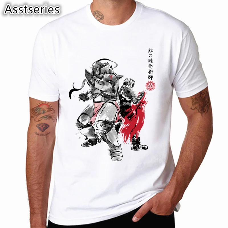 S-XXXL Fullmetal Alchemist Japanese Anime Sumi T-shirt Fashion Short sleeve O-Neck Tops Tees Summer Casual T shirt
S-XXXL Fullmetal Alchemist Japanese Anime Sumi T-shirt Fashion Short sleeve O-Neck Tops Tees Summer Casual T shirt