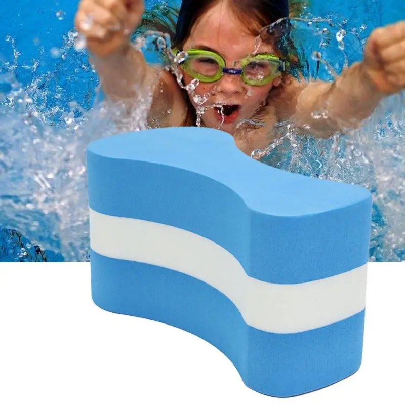 Foam Pull Buoy Swimming Swim Safty U Shape Float Board Tool Training Equipment for Kids Adults Blue