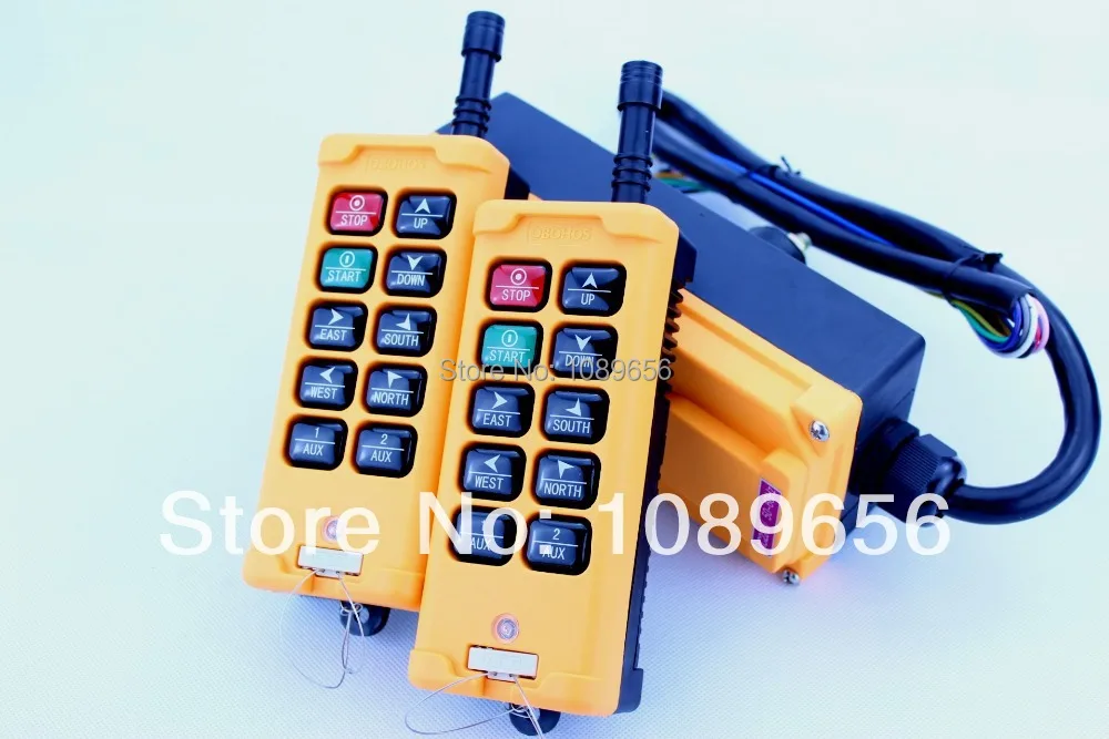 HS-10. Industrial Remote Control switch Crane Transmitter 10 keys 1 receiver+ 2 transmitter AC 220V 220VAC
HS-10. Industrial Remote Control switch Crane Transmitter 10 keys 1 receiver+ 2 transmitter AC 220V 220VAC