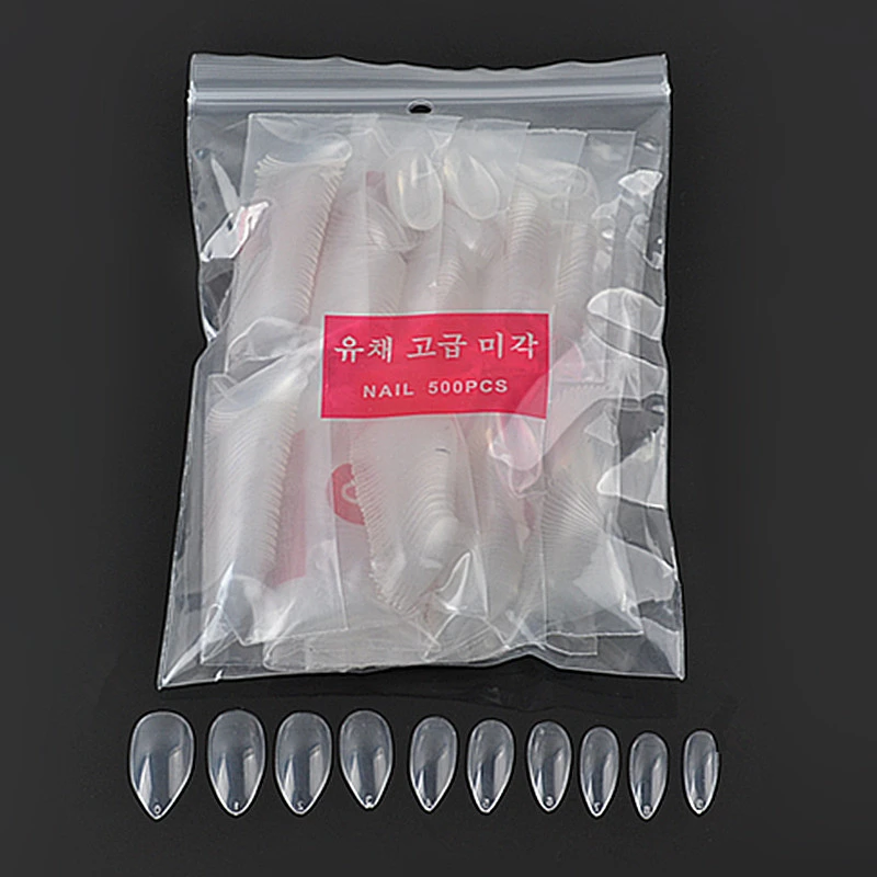 120 pcs Clear Stiletto Perforate Full Cover Sharp Mix Size Water Drop Natural Oval Acrylic False Nail Display Nail Art Tips
120 pcs Clear Stiletto Perforate Full Cover Sharp Mix Size Water Drop Natural Oval Acrylic False Nail Display Nail Art Tips