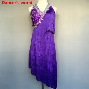Customizable Colors Tassel Latin Dance Dress Women Dancing Dress Latino Women Costumes For Dance Women's Latin Dance Dress Salsa
Customizable Colors Tassel Latin Dance Dress Women Dancing Dress Latino Women Costumes For Dance Women's Latin Dance Dress Salsa