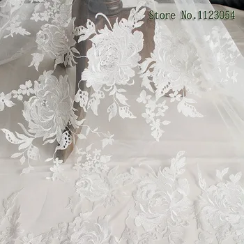 W133cm *1yard Eyelash Mesh Embroidered Fabrics Customized Wedding Dress Embroidered Fabrics Lace Fabric AC51
W133cm *1yard Eyelash Mesh Embroidered Fabrics Customized Wedding Dress Embroidered Fabrics Lace Fabric AC51