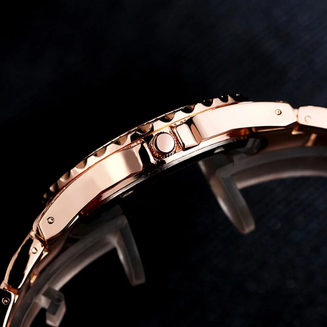 Luxury Full Crystal Bling Diamond Rhinestone Watches Stainless Steel Round Dial Dress Quartz Wristwatch Relogio Feminino Gift