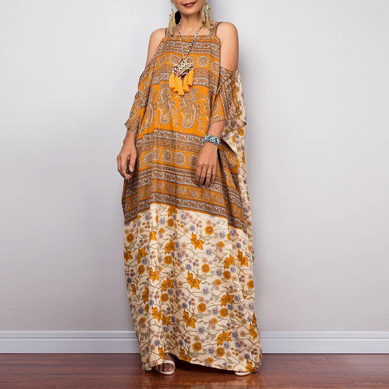 Cangue Beach Swimsuit Dress Kaftan Women's Clothing For The Solid Summer Strapless Robe Condole Ethnic Women Print Polyester
Cangue Beach Swimsuit Dress Kaftan Women's Clothing For The Solid Summer Strapless Robe Condole Ethnic Women Print Polyester