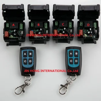 AC220V 1CH 10A RF Wireless Remote Control Switch System teleswitch 4* transmitter & 2* receiver relay Receiver Smart Home Switch
AC220V 1CH 10A RF Wireless Remote Control Switch System teleswitch 4* transmitter & 2* receiver relay Receiver Smart Home Switch