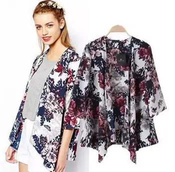 Brand Design Women Cardigan Jacket Three Quarter Sleeve Floral Printed Casual Kimono Coat Ladies Sun Protection Clothes Tops
Brand Design Women Cardigan Jacket Three Quarter Sleeve Floral Printed Casual Kimono Coat Ladies Sun Protection Clothes Tops