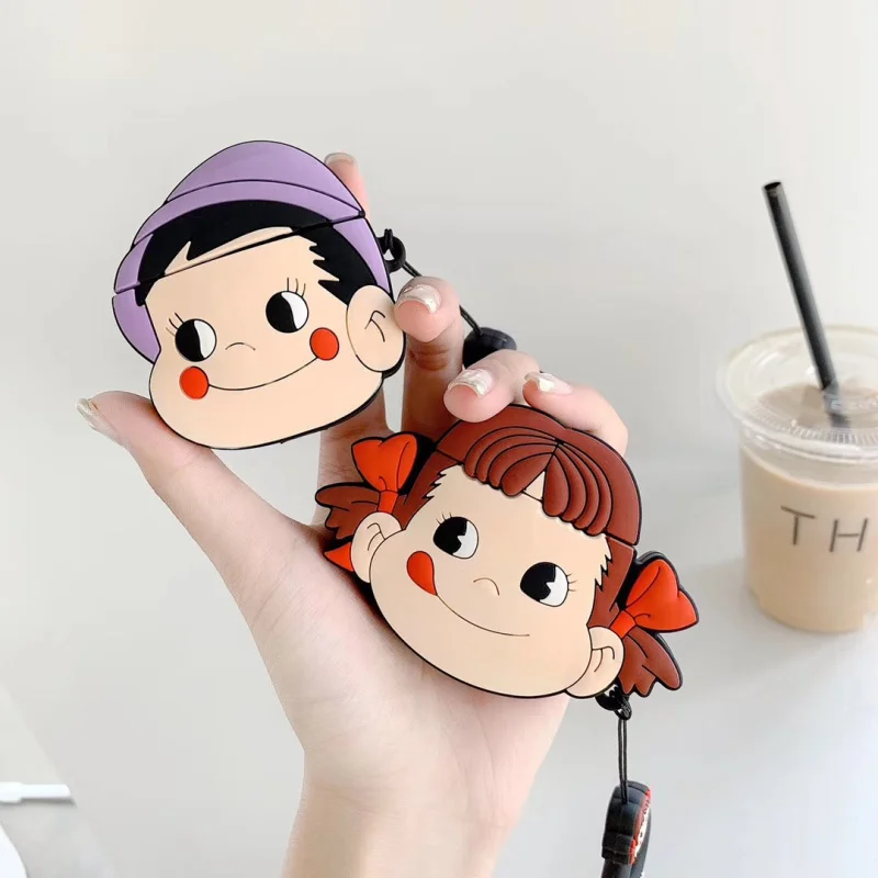 3D Silica gel Earphone Cases For AirPods Case Cute Cartoon Boy girl For Apple Airpods Charging box Protect Cover Ring Strap
3D Silica gel Earphone Cases For AirPods Case Cute Cartoon Boy girl For Apple Airpods Charging box Protect Cover Ring Strap