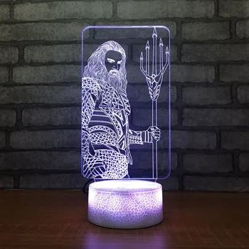 Aquaman 3D Led Visual 7 Colors Game Character Table Lamp Usb Bedroom Sleep Movie Lighting Fixtures Gifts Bedside Night Lights
Aquaman 3D Led Visual 7 Colors Game Character Table Lamp Usb Bedroom Sleep Movie Lighting Fixtures Gifts Bedside Night Lights
