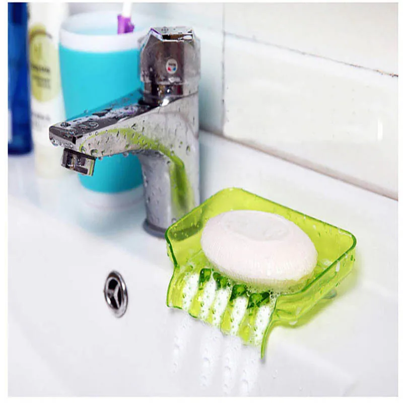 New Soap Storage Box Dish Case Makeup Organizer Water Drain Sponge Holder For Kitchen Double Sucker Bathroom Kitchen Organizer
New Soap Storage Box Dish Case Makeup Organizer Water Drain Sponge Holder For Kitchen Double Sucker Bathroom Kitchen Organizer