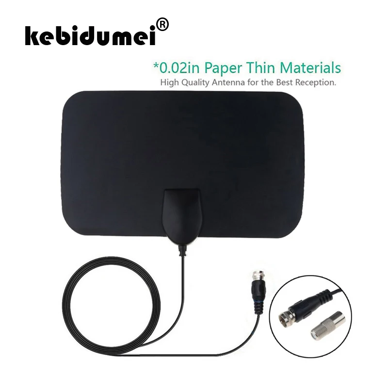 kebidumei Newest 4K Digital TV Antenna 50 Miles Booster DVB-T Aerial HD Flat Indoor Active 25DBi High Gain VHF UHF TV Box
kebidumei Newest 4K Digital TV Antenna 50 Miles Booster DVB-T Aerial HD Flat Indoor Active 25DBi High Gain VHF UHF TV Box