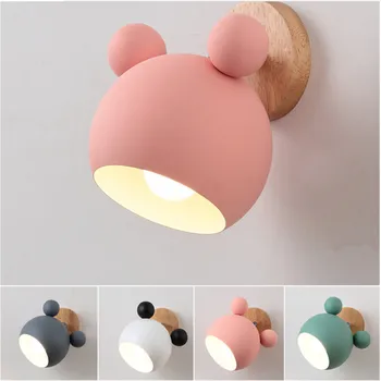 Mickey Mouse Wall Lamp For Living room Bedroom Stairs Led Light Indoor Horse Nordic Design Wall mounted bedside wood wall lamp
Mickey Mouse Wall Lamp For Living room Bedroom Stairs Led Light Indoor Horse Nordic Design Wall mounted bedside wood wall lamp