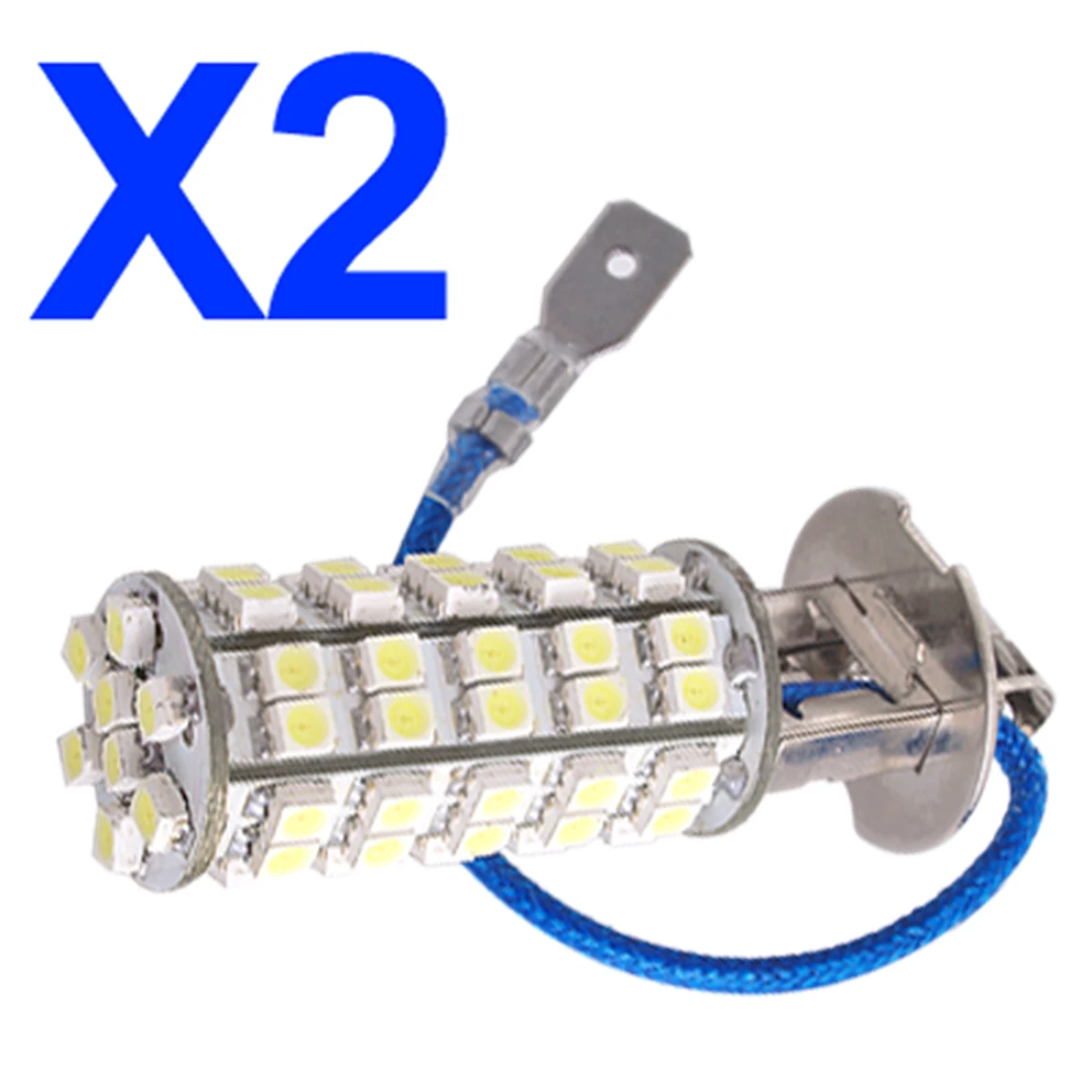 2pcs Car H3 VEHICLE Fog Lamp Bulb White 68 SMD LED Light 12V 220LM 5500K headlight headlamp
2pcs Car H3 VEHICLE Fog Lamp Bulb White 68 SMD LED Light 12V 220LM 5500K headlight headlamp