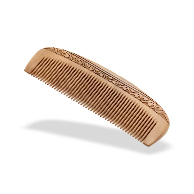 Fashion Natural Wide Tooth Peach Wood Comb Healthy No-static Massage Hair Wooden Comb Chinese Traditional Haircut Tool New
Fashion Natural Wide Tooth Peach Wood Comb Healthy No-static Massage Hair Wooden Comb Chinese Traditional Haircut Tool New