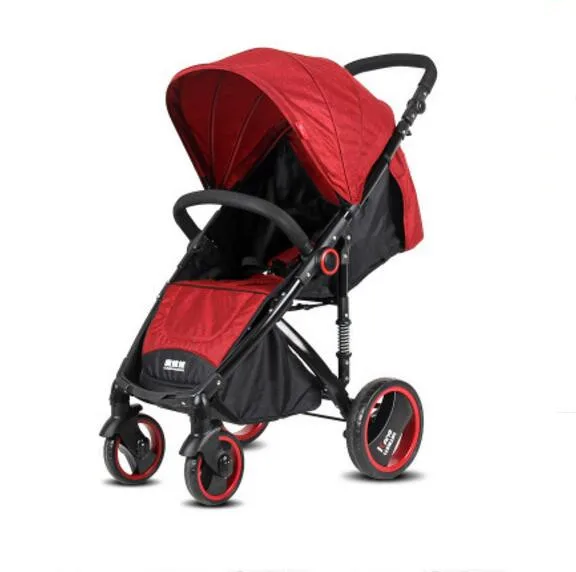 High landscape stroller can sit and lie with shock absorption high landscape one button folding portable stroller baby umbrella
High landscape stroller can sit and lie with shock absorption high landscape one button folding portable stroller baby umbrella
