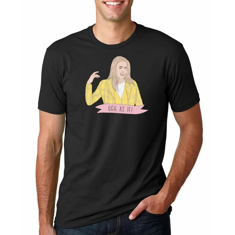 Ugh As If Clueless Funny T-Shirt Men Tumblr Cute Movie Tee Hipsters Grunge White Top
Ugh As If Clueless Funny T-Shirt Men Tumblr Cute Movie Tee Hipsters Grunge White Top