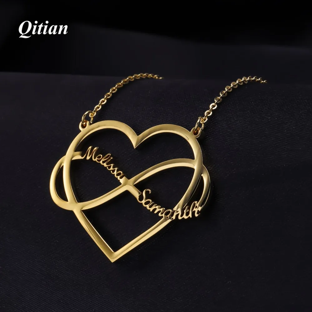 Heart Infinite Customized Name Necklaces High Quality Stainless steel Personalized Jewelry For Women
Heart Infinite Customized Name Necklaces High Quality Stainless steel Personalized Jewelry For Women