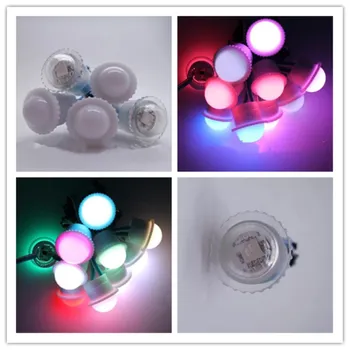 3 leds 5050 SMD RGB Chips led pixel waterproof IP68 DC12V WS2811 26mm diameter transparent cover LED Module Exposed Point Light
3 leds 5050 SMD RGB Chips led pixel waterproof IP68 DC12V WS2811 26mm diameter transparent cover LED Module Exposed Point Light