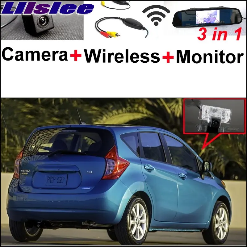 Liislee 3 in1 Special Camera + Wireless Receiver + Mirror Monitor Easy Back Up Parking System For Nissan Versa Note 2013~2017
Liislee 3 in1 Special Camera + Wireless Receiver + Mirror Monitor Easy Back Up Parking System For Nissan Versa Note 2013~2017
