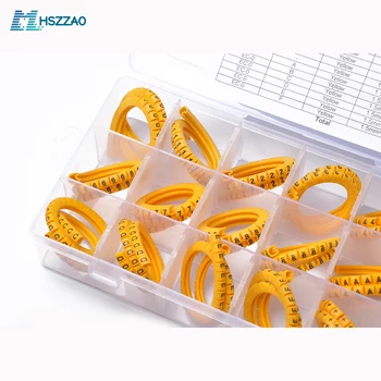 900pcs 1.5mm2 0-9 A-F Number Tube Cable Marker Yellow PVC Mark Wire Markers Auto Accessories
900pcs 1.5mm2 0-9 A-F Number Tube Cable Marker Yellow PVC Mark Wire Markers Auto Accessories