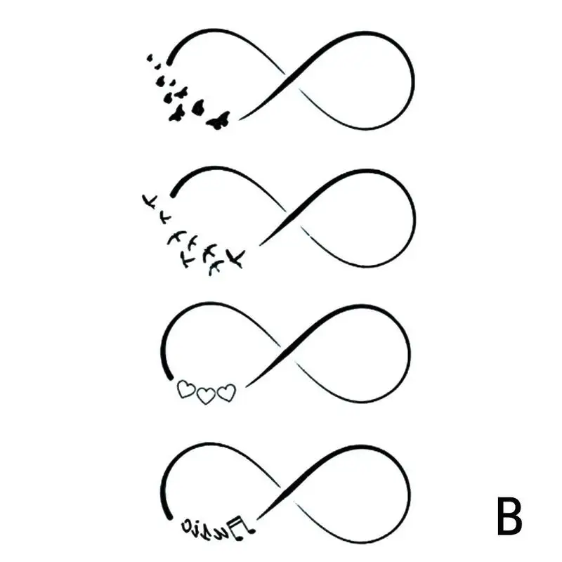 New 2019 Classic Waterproof False Temporary Tattoo Sticker Body Tattoo Black Infinite Small Music Note Tattoo Sticker
New 2019 Classic Waterproof False Temporary Tattoo Sticker Body Tattoo Black Infinite Small Music Note Tattoo Sticker