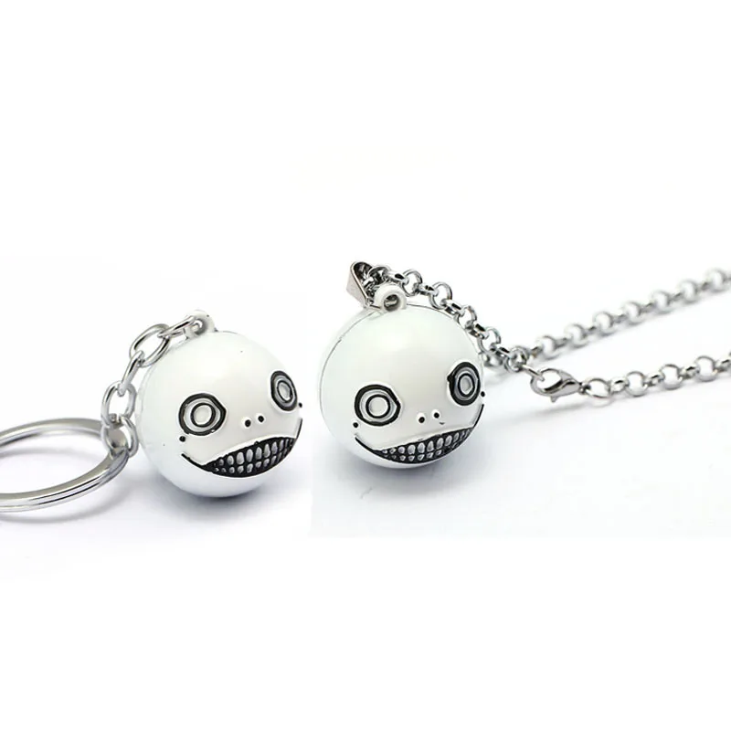 Game NieR Automata Keychain Metal White Ball Key Ring Holder YoRHa Colar Link Chain Pendant For Men Women Porte llavero Chaveiro
Game NieR Automata Keychain Metal White Ball Key Ring Holder YoRHa Colar Link Chain Pendant For Men Women Porte llavero Chaveiro