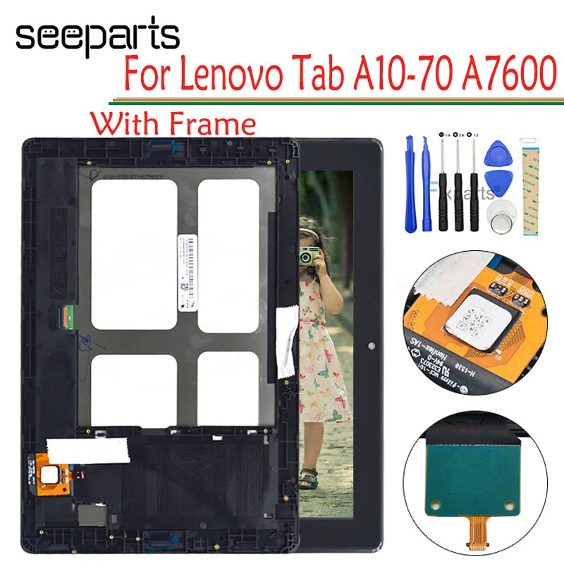 100% Tested For 10.1" Lenovo Tab A10-70 A7600-H A7600-F LCD DIsplay Touch Screen Digitizer Assembly With Frame For Lenovo A7600
100% Tested For 10.1" Lenovo Tab A10-70 A7600-H A7600-F LCD DIsplay Touch Screen Digitizer Assembly With Frame For Lenovo A7600
