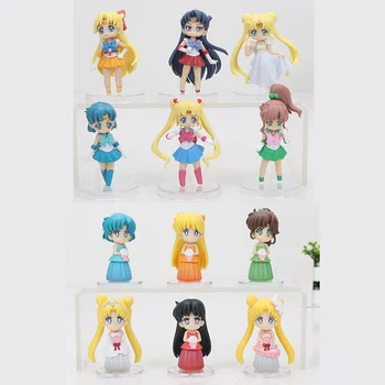 New 6pcs/set 7cm Sailor Moon Tsukino Usagi Serenity Sailor Venus Jupiter Mercury Mars PVC Figures Collectible Model Toys
New 6pcs/set 7cm Sailor Moon Tsukino Usagi Serenity Sailor Venus Jupiter Mercury Mars PVC Figures Collectible Model Toys