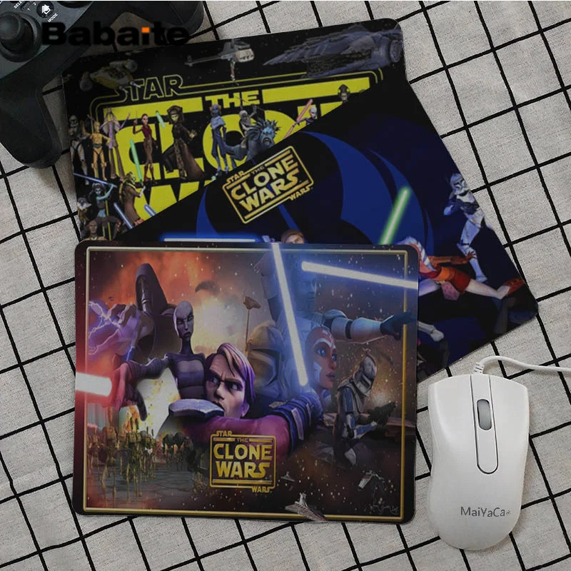Babaite Vintage Cool Star Wars The Clone Wars Office Mice Gamer Soft Mouse Pad Top Selling Wholesale Gaming Pad mouse
Babaite Vintage Cool Star Wars The Clone Wars Office Mice Gamer Soft Mouse Pad Top Selling Wholesale Gaming Pad mouse