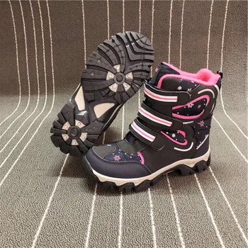 NEW 1pair Girl Winter warm waterproof Snow Boots Leather Ski children's Boots+ inner natural wool, Kids Fashion boots 
NEW 1pair Girl Winter warm waterproof Snow Boots Leather Ski children's Boots+ inner natural wool, Kids Fashion boots