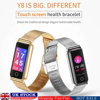 Y8 Bluetooth Smart Watch Heart Rate Blood Pressure Monitor Fitness Tracker Smart Wristbands
Y8 Bluetooth Smart Watch Heart Rate Blood Pressure Monitor Fitness Tracker Smart Wristbands