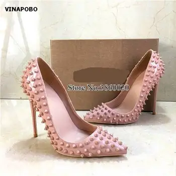 Sexy Rivets Pointed toe Thin High Heels Sexy Patent Leather Dress Pumps Women Rivets Gladiator Shoes 10cm 12cm Stiletto Heels
Sexy Rivets Pointed toe Thin High Heels Sexy Patent Leather Dress Pumps Women Rivets Gladiator Shoes 10cm 12cm Stiletto Heels