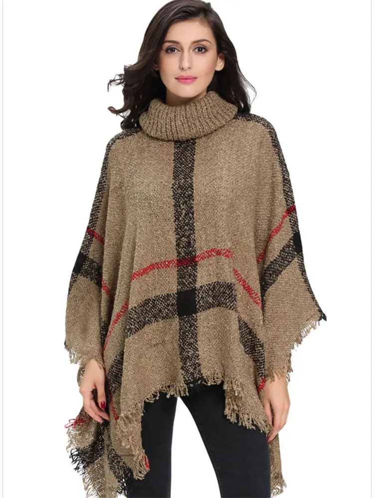 2019 Spring And Autumn Women's Sweater Pullover High Collar Fashion Loose Irregular Bat Sleeve Sweater Pullover Oversized Jacket
2019 Spring And Autumn Women's Sweater Pullover High Collar Fashion Loose Irregular Bat Sleeve Sweater Pullover Oversized Jacket