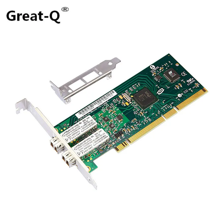 Great-Q PCI server lan card for Intel 82546GB/GB PWLA8492MF double-Port Multi-mode fiber 1000 Mbps network card
Great-Q PCI server lan card for Intel 82546GB/GB PWLA8492MF double-Port Multi-mode fiber 1000 Mbps network card