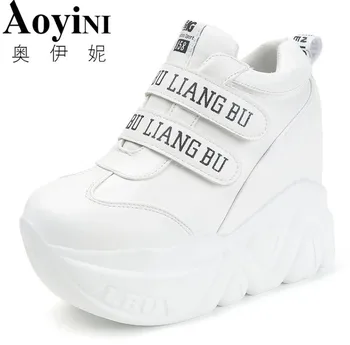 Hot Sale 2018 High Heel Wedges Platform Sneakers 12CM Height Increasing Women Pu Leather Shoes Comfortable Casual Woman Shoes
Hot Sale 2018 High Heel Wedges Platform Sneakers 12CM Height Increasing Women Pu Leather Shoes Comfortable Casual Woman Shoes