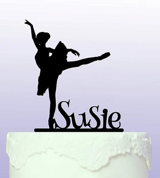 Acylic Personalised first name Ballerina birthday cake topper girl princess baby shower party decorations
Acylic Personalised first name Ballerina birthday cake topper girl princess baby shower party decorations