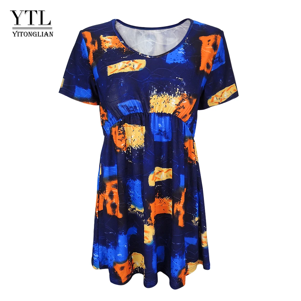 YTL Summer Tee Short Sleeve Printed T-shirt Women's Top Geometric Causal Style Hot Tops H205
YTL Summer Tee Short Sleeve Printed T-shirt Women's Top Geometric Causal Style Hot Tops H205