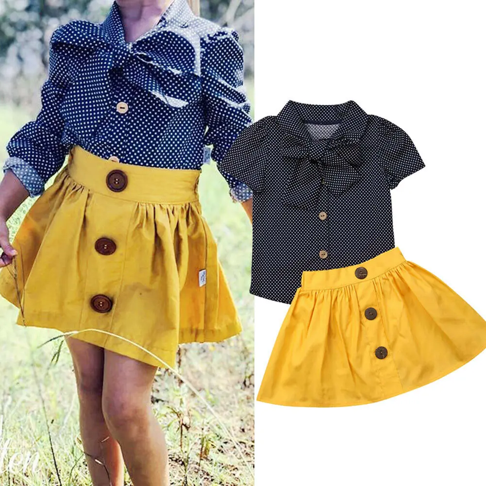 Pudcoco Brand New 2PCS Summer Toddler Baby Girl Dress Outfits Bow Tops Shirt Short Skirt Clothes
Pudcoco Brand New 2PCS Summer Toddler Baby Girl Dress Outfits Bow Tops Shirt Short Skirt Clothes
