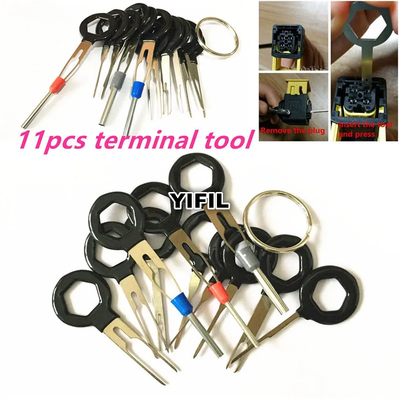 11pcs/lot Car Plug Circuit Board Wire Harness Terminal Pick Connector Crimp Pin Tools
11pcs/lot Car Plug Circuit Board Wire Harness Terminal Pick Connector Crimp Pin Tools