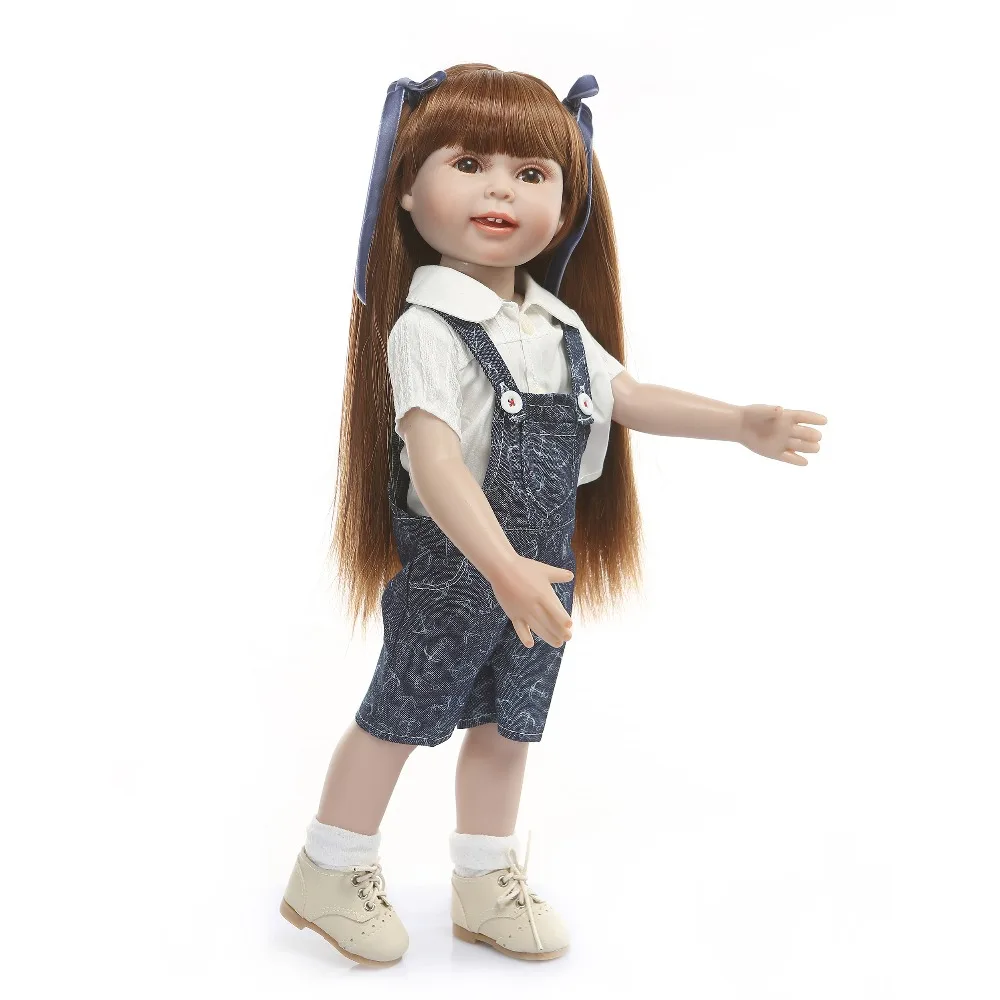 American princess doll 18 Inch 45cm full vinyl silicone baby doll reborn bebes menina bonecas child gift princess doll toys
American princess doll 18 Inch 45cm full vinyl silicone baby doll reborn bebes menina bonecas child gift princess doll toys