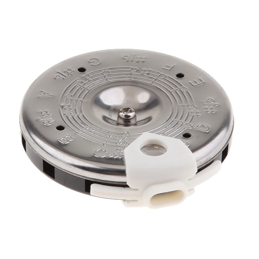 Tooyful Durable Metal 13 Holes Tuner Pitch Pipe Note Selector C Key for Guitars Part