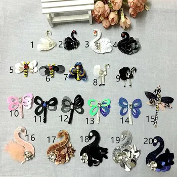 Sequins Rhinestones Bead Brooch Patches Applique Vintage Embroidered Fabric Sew On Patch Fashion Clothing DIY Decoration
Sequins Rhinestones Bead Brooch Patches Applique Vintage Embroidered Fabric Sew On Patch Fashion Clothing DIY Decoration