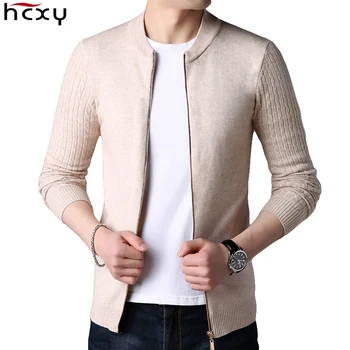 HCXY 2019 Men's Knitted Outwear Sweaters Men Thin Knitted Coats and Jackets Spring Autumn Male Cardigan Sweater O-neck Zipper
HCXY 2019 Men's Knitted Outwear Sweaters Men Thin Knitted Coats and Jackets Spring Autumn Male Cardigan Sweater O-neck Zipper