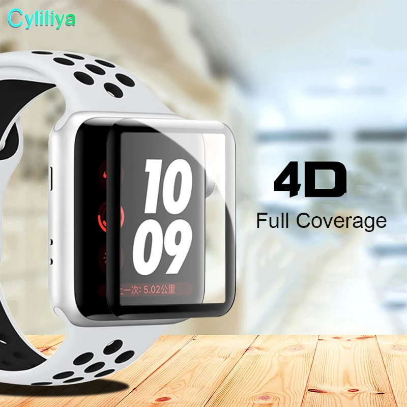 4D Full Cover Soft Edge Full gel glass film For i Watch 42mm Screen Protector Film for Apple Watch 38 mm Series 1 2 3
4D Full Cover Soft Edge Full gel glass film For i Watch 42mm Screen Protector Film for Apple Watch 38 mm Series 1 2 3