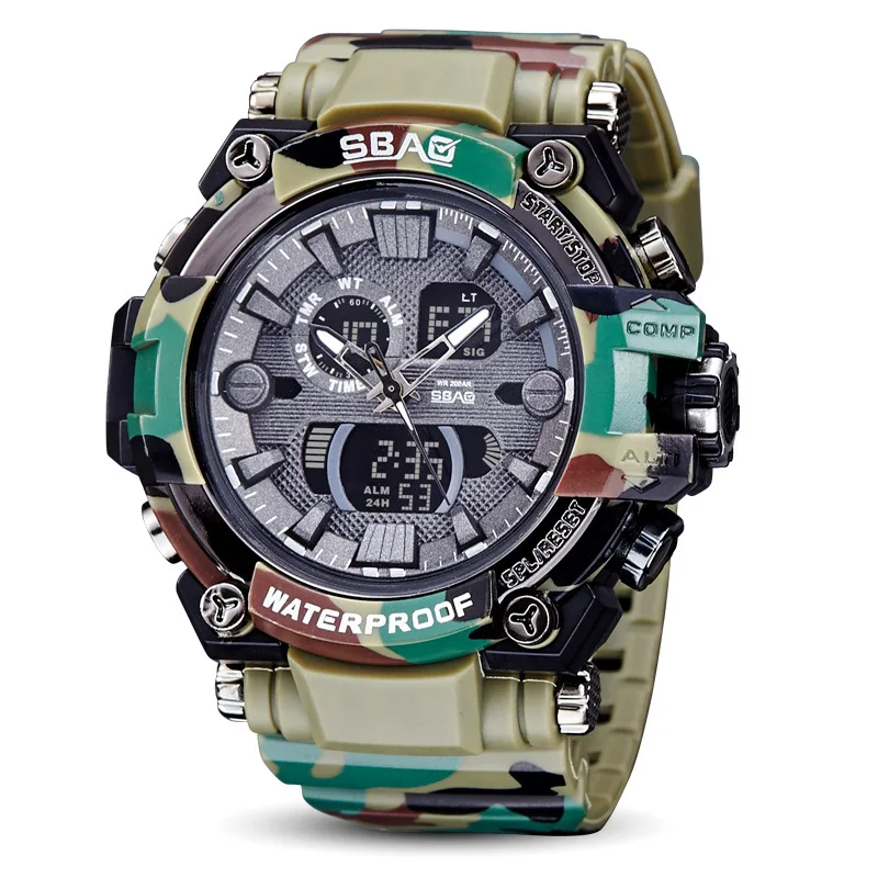 Sbao Men Watches White Sport Watch LED Digital Waterproof Casual Watch S Shock Male Clock relogios masculino S8013 Watch Man
Sbao Men Watches White Sport Watch LED Digital Waterproof Casual Watch S Shock Male Clock relogios masculino S8013 Watch Man