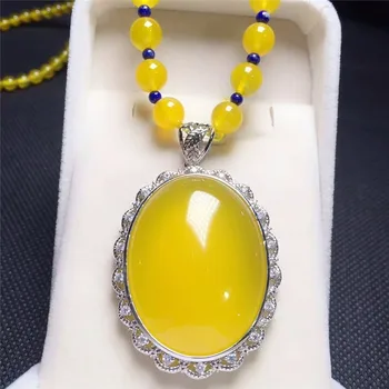 Koraba Fine Jewelry 925 Silver Inlaid Natural Chalcedony Oval Noble Pendant Necklace Sweater Chain Gifts Free Shipping
Koraba Fine Jewelry 925 Silver Inlaid Natural Chalcedony Oval Noble Pendant Necklace Sweater Chain Gifts Free Shipping